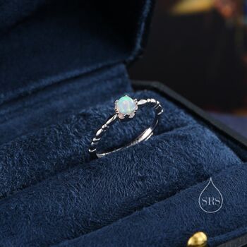 Opal Bead Gemstone Ring, 2 of 10