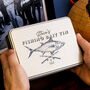 Personalised Dads Fish Bait Tin Gift For Him, thumbnail 1 of 2