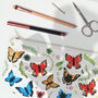 Cotton Butterflies Makeup And Cosmetic Bag, thumbnail 7 of 8