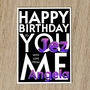 Personalised Birthday Card With Names And Message, thumbnail 6 of 8