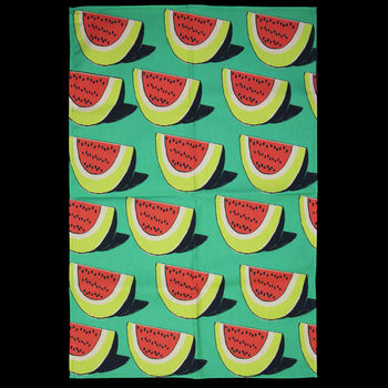 Bold Melon Tea Towel, 2 of 4