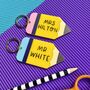 Personalised Teacher Gift Pencil Keyring, thumbnail 1 of 5