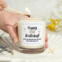 21st Birthday Gift For Her Personalised Candle, thumbnail 1 of 8