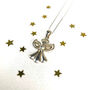 Sterling Silver Guardian Angel Necklace, thumbnail 4 of 5