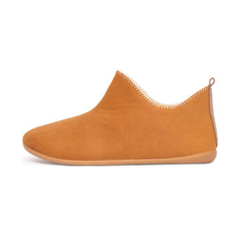 Snugtoes Light Weight Pixie Boot Slippers For Women Brown Mustard, 3 of 5