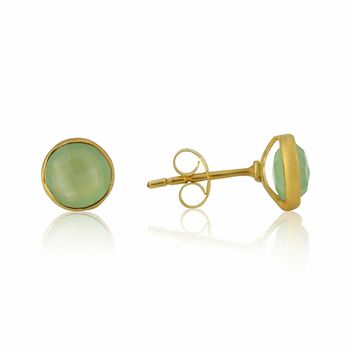 Savanne Gemstone And Gold Plated Stud Earrings, 4 of 10
