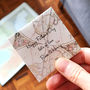Personalised Origami Travel Photo Vintage Map Keepsake, thumbnail 3 of 6