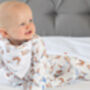 Muslin Bib And Burp Cloth For Baby | Otter Print, thumbnail 3 of 11