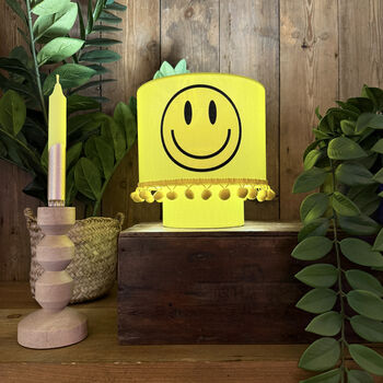 Sunshine Yellow Smiley Face Rechargeable Glow Lamp, 3 of 7