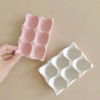 Modern Handmade Egg Tray And Egg Holder, 5 of 10