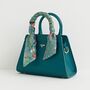Into The Woods Mini Teal Tote, thumbnail 3 of 7