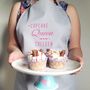Personalised 'Cupcake Queen' Apron, thumbnail 2 of 6