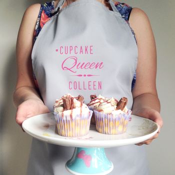 Personalised 'Cupcake Queen' Apron, 2 of 6