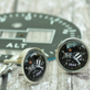 Personalised Altimeter Cufflinks, thumbnail 2 of 3