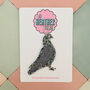 Pigeon Glitter Resin Christmas Tree Decoration, thumbnail 1 of 4