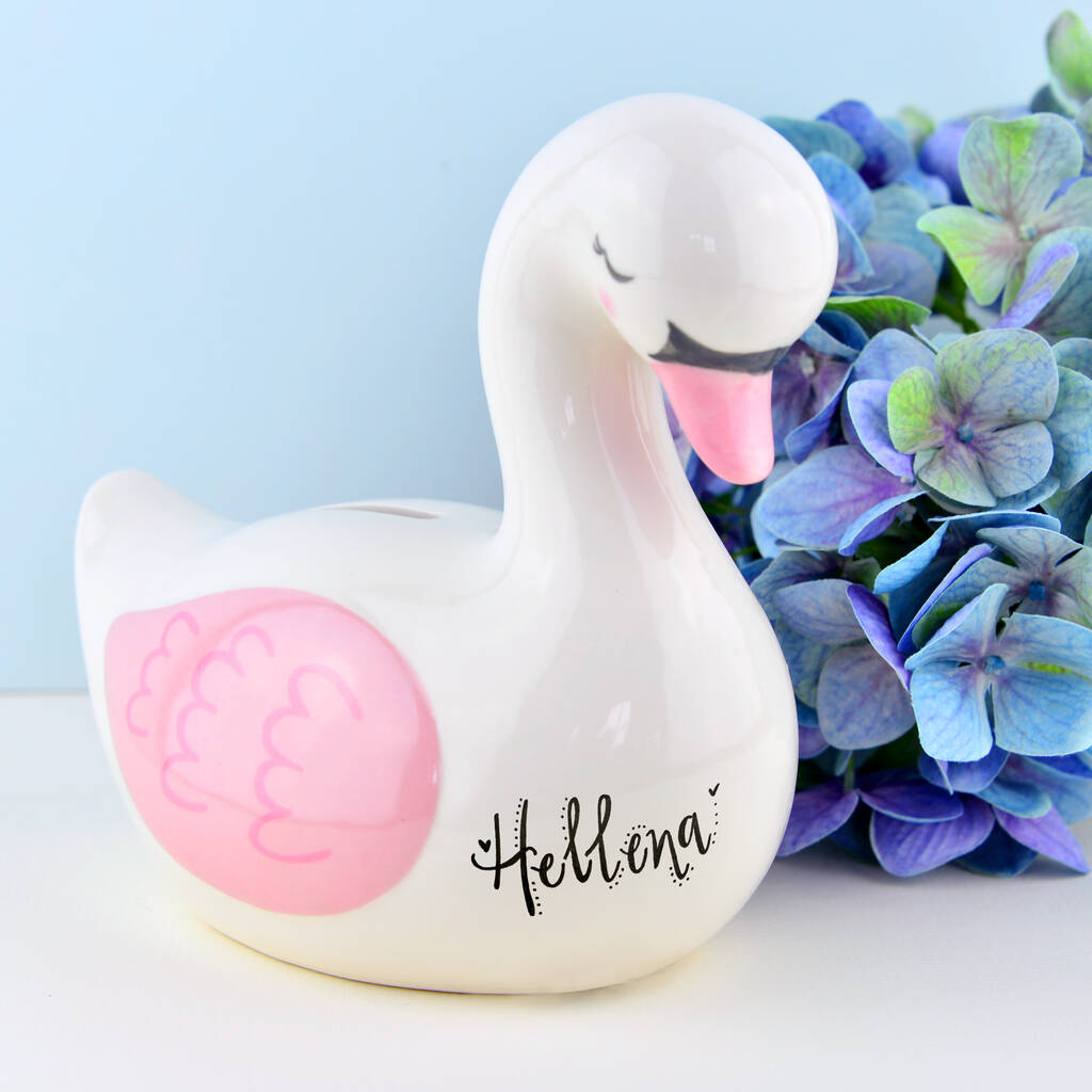 swan toy box