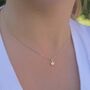 Shining Star Gold Pendant Necklace, thumbnail 1 of 6