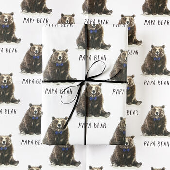 Papa Bear Wrapping Paper, 4 of 4