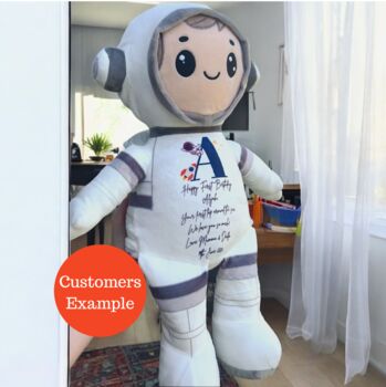 Personalised Soft Toy Astronaut Teddy, 2 of 8