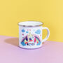 Personalised Children's Hugging Unicorn Enamel Mug, thumbnail 2 of 7