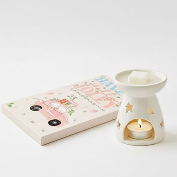 Christmas Wax Melt Advent Calendar And Wax Melter, 8 of 9