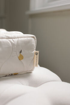 Quilted Washbag Pears, 6 of 8