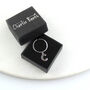 Sterling Silver Initial Letter Ring, thumbnail 6 of 12