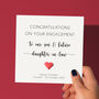 Personalised Engagement Card For Son And Daughter In Law, thumbnail 1 of 4