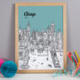 Personalised Chicago Print, thumbnail 10 of 10