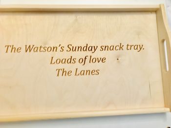 Personalised Wooden Serving Tray, 8 of 11