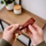 Personalised Leather Keyring, Spanish Brown, thumbnail 1 of 11