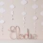 Personalised Name Wire And Liberty Fabric Word Sign, thumbnail 7 of 12