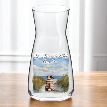 Personalised Pug Dog Beach Walk Collection, 8 of 8