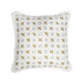 Xoxo Patterned Recycled Cotton Cushion Cover, thumbnail 4 of 5