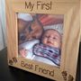 Personalised Oak Photo Frame For Pets And Children, thumbnail 1 of 2