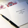 Ruby Wedding Anniversary Personalised Greeting Card, thumbnail 2 of 2