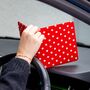 Blue Badge Parking Permit Wallet In Spotty Red, thumbnail 2 of 7
