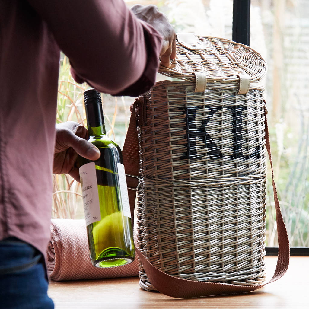 Personalised Willow Wine Carrier, 1 of 3