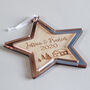 Personalised Couples Christmas Tree Decoration, thumbnail 3 of 4