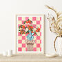 Checkerboard Grecian Clementines Still Life Print, thumbnail 1 of 8