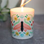 Folk Moth Scented Natural Wax Candle, thumbnail 2 of 7