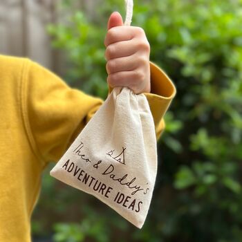 Personalised Children's Adventure Ideas Bag, 10 of 12