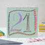 '21st' Birthday Card, thumbnail 2 of 2