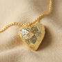 Large 3D Molten Heart Pendant Necklace, thumbnail 8 of 11