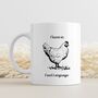 Fluent In Fowl Language Chicken Mug, thumbnail 1 of 2
