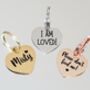 Tiny 20mm Cat ID Tags, Heart Or Round, thumbnail 3 of 7