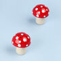 G Decor Forest Mushroom Salt And Pepper Shaker Set, thumbnail 5 of 7