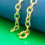 Classic Gold Plated Silver Belcher Chain Bracelet, thumbnail 5 of 5