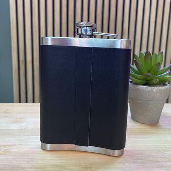 Personalised World's Best Dad Hip Flask, 5 of 5