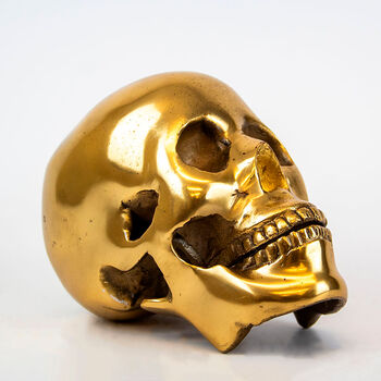 Metal Skull Decor Ornament, 2 of 3